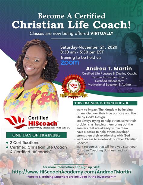 certified life coaching christian courses.